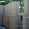 Mur de soudure galvanisée Gabion Mur de sable militaire